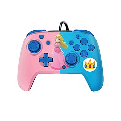 Pdp Faceoff Deluxe Audio Wired Controller Peach