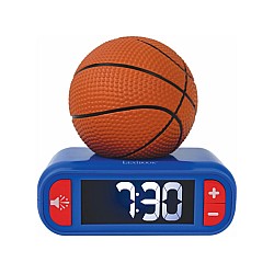 Lexibook Digital Alarm Clock With 3d Basketball Night Light And Sound Effects (rl800ba)