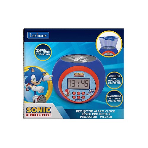 Lexibook Sonic Projector Alarm Clock (rl977sn)