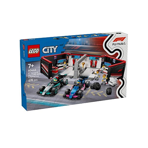 Lego City F1(r) Garage & Mercedes-amg & Alpine Cars (60444)