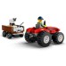 Lego City Red Farm Tractor With Trailer & Sheep (60461)