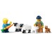 Lego City Red Farm Tractor With Trailer & Sheep (60461)