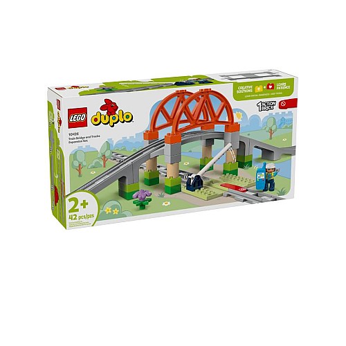 Lego Duplo Town Train Bridge And Tracks Expansion Set (10426)