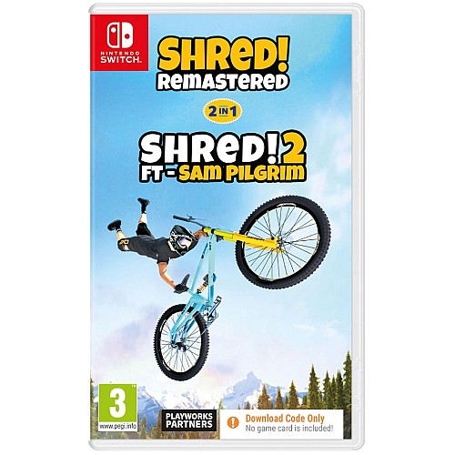 Shred! Remastered & Shred 2 Ft. Sam Pilgrim 2 In 1 (code In A Box)