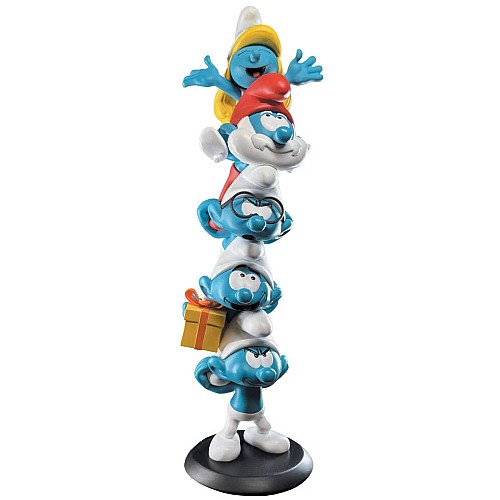 The Smurfs Resin Smurfs Column Polychrome Edition 50cm