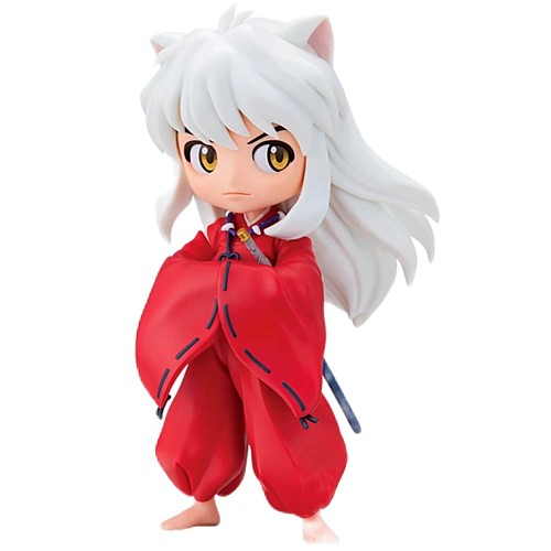 Inuyasha Q Posket-inuyashaa&miroku-(a:inuyasha) 14cm