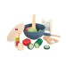 Small Foot Cutting Set With Salad Fresh (i-sf12612)
