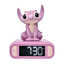 Lexibook Disney Stitch Angel Alarm Clock With Sounds (rl800d1)