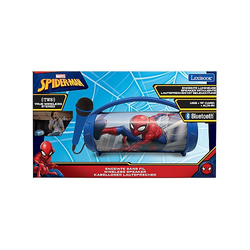 Lexibook Spider-man Bluetooth(r) Light Speaker With Microphone (btp585spz)