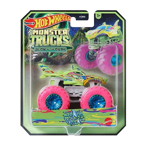Mattel Hot Wheels Monster Trucks Glow In The Dark Shark Wreak (hwc86)