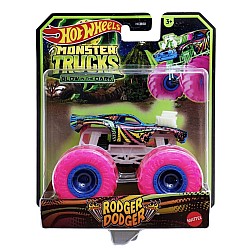 Mattel Hot Wheels Monster Trucks Glow In The Dark Rodger Dodger (hwc91)
