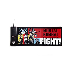 Numskull Mortal Kombat Oversize Gaming Mat & Mobile Charger
