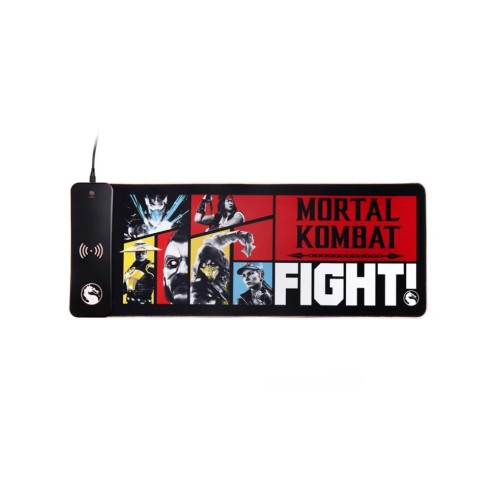 Numskull Mortal Kombat Oversize Gaming Mat & Mobile Charger