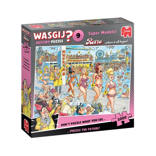 Wasgij Retro Destiny #9 Super Models 1000 Pieces (1110100503)