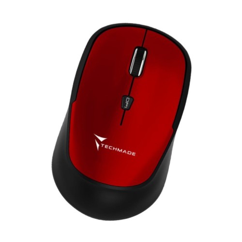 Techmade Mouse Wireless Tm-xj35 Red