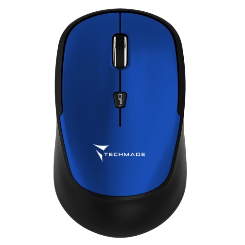 Techmade Mouse Wireless Tm-xj35 Blue