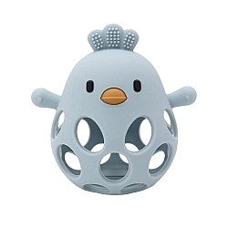Magni Teether Ball Duckling In Lfgb Siliconee, Blue (5632)