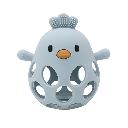 Magni Teether Ball Duckling In Lfgb Siliconee, Blue (5632)