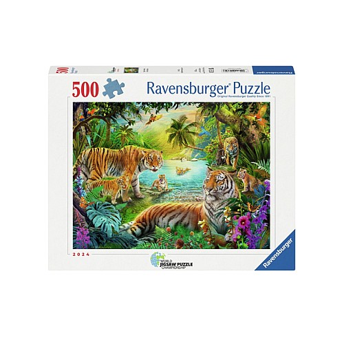 Ravensburger Tiger Family In The Oasis 500pcs (12001384)