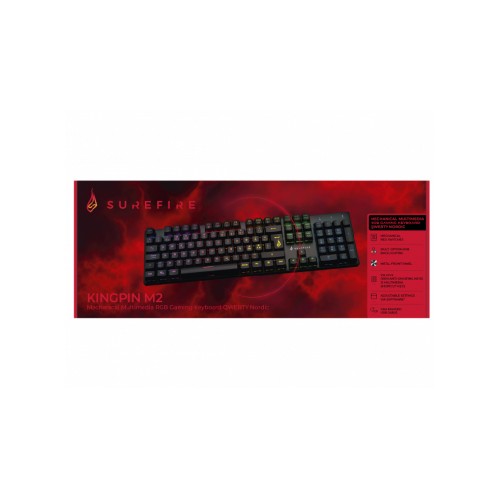 Surefire Kingpin M2 Mech Gaming Rgb Keyboard (nordic)