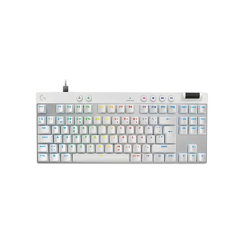 Logitech G Pro X Tkl Rapid Tenkeyless Gaming Keyboard White (nordic)