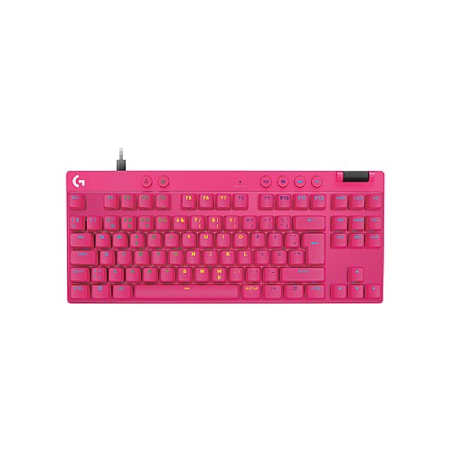 Logitech G Pro X Tkl Rapid Tenkeyless Gaming Keyboard Pink (nordic)