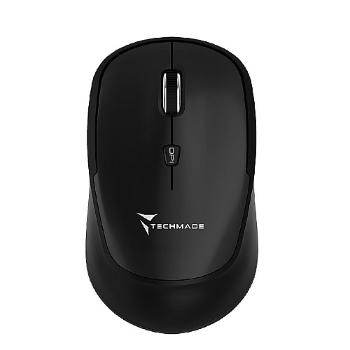 Techmade Mouse Wireless Tm-xj35 Black