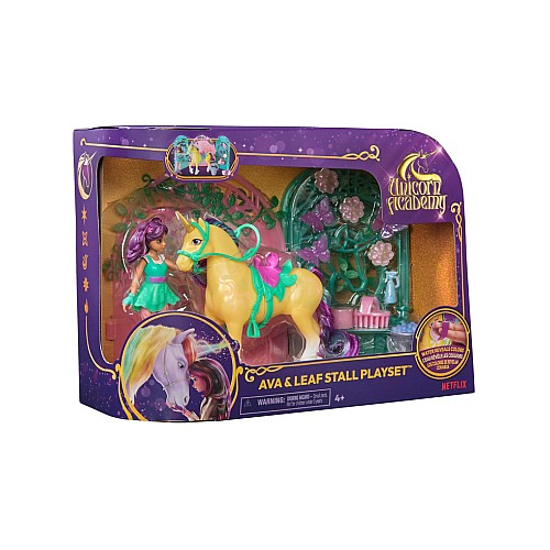 Unicorn Academy Ava & Leaf Stall Playset (6072051)