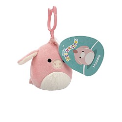 Squishmallows P22 Clip On Maudie Pink Donkey 9cm
