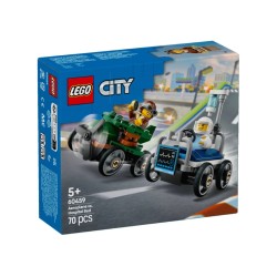 Lego City Airplane Vs. Hospital Bed Race Car Pack (60459)
