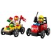 Lego City Pizza Vs. Fire Truck Race Car Pack (60458)