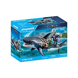 Playmobil Giant Shark With Pirate (71793)