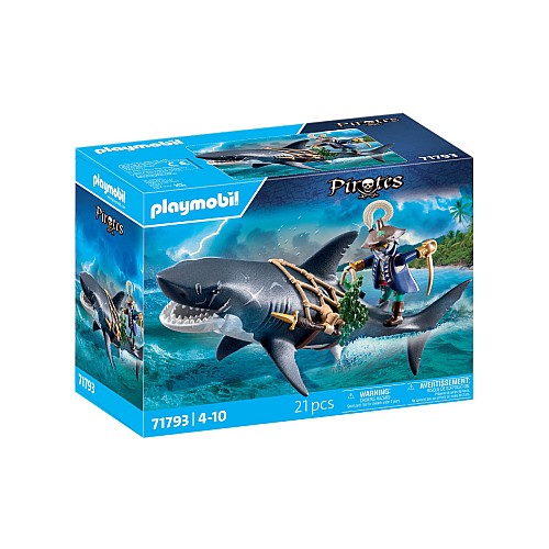 Playmobil Giant Shark With Pirate (71793)