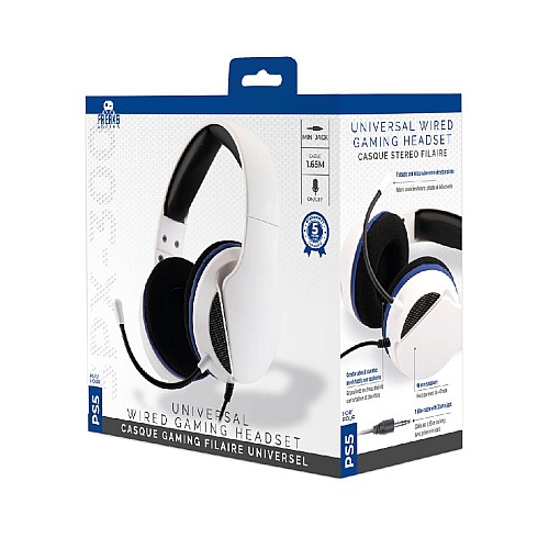 Universal Headset Spx-300 White & Black