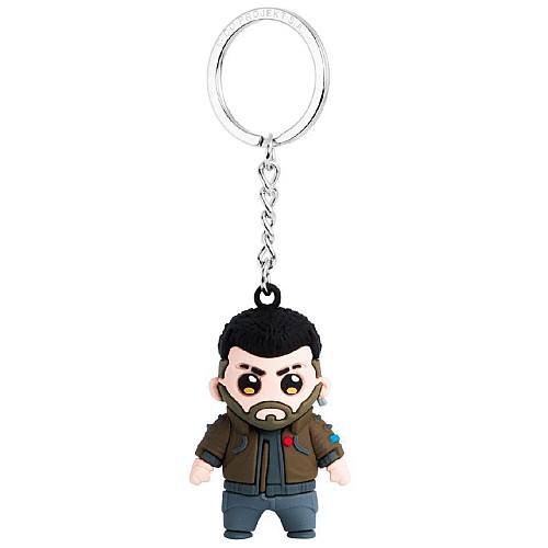 Cyberpunk 2077 V-male Good Loot 3d Keychain