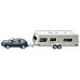 Siku 1:55 Car With Caravan (313-2542)