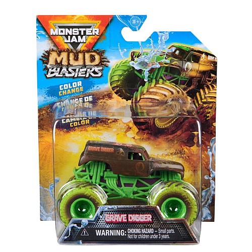 Monster Jam 1:64 Mud Blasters Grave Digger