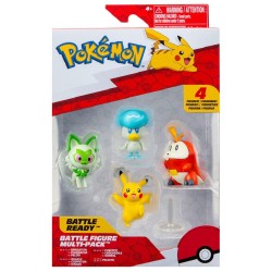 Pokemon Battle Figure Gen Ix 4 Pk (pkw3402)