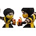 Iron Studios & Minico Mortal Kombat Scorpion Vs Sub Zero Arcade Set Minico 16cm