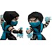 Iron Studios & Minico Mortal Kombat Scorpion Vs Sub Zero Arcade Set Minico 16cm