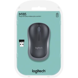 Mouse Logitech M185 Usb Grey Wireless