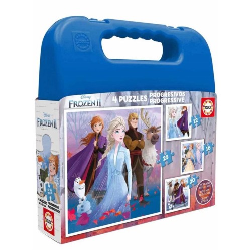 Disney 2, 4 In 1 Suitcase 12 Pieces Frozen (018114)