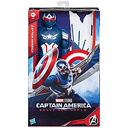 Captain America Brave New World Titan Heroes Captain America Deluxe Titan 30cm (f9301)