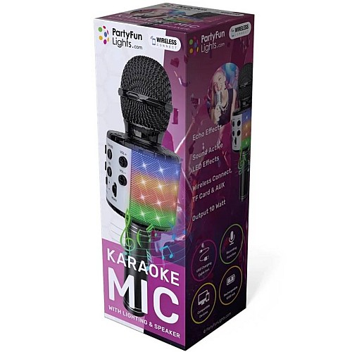 Party Fun Lights Karaoke Microphone With Speaker (605600)