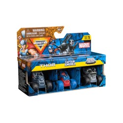 Monster Jam Mini 1:87 Marvel 3 Pack Bundle Random (6070229)