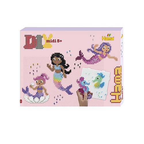 Hama Midi Gift Box Mermaids, New 2025 (383161)