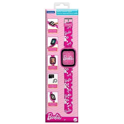Lexibook Barbie Kids Smartwatch With 8gb Memory Card (dmw070bb)