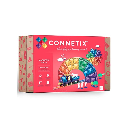 Connetix Rainbow Mega Pack 212 Pieces (ct-r-00212-me)