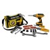 Power X Construction Tools 21 Pcs W/ Storage Bag And B/o Drill (20358) Power X Construction Tools 21 Pcs W/ Storage Bag And B/o Drill (20358)