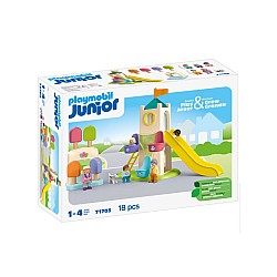 Playmobil Junior Adventure Tower With Ice Cream Booth (71703)